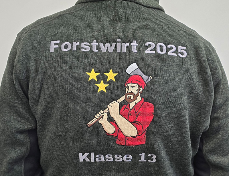 Forstwirt Stickerei