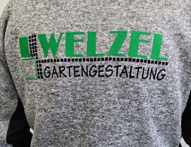 Aufdruck Firmenlogo